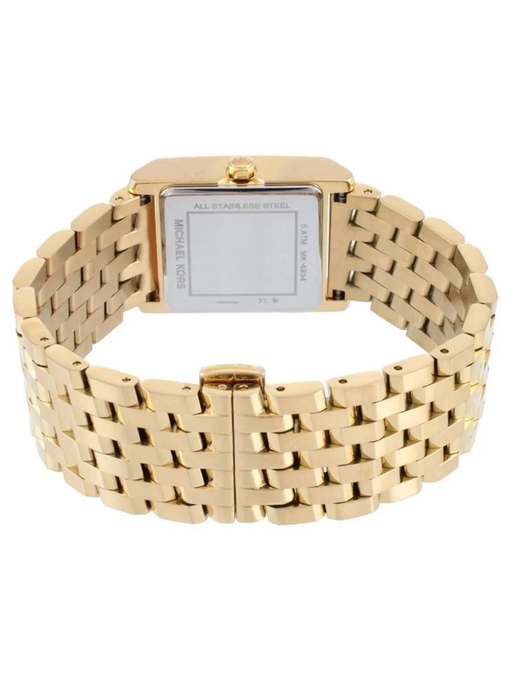NWT Michael Kors Petite Georgie Quartz Gold Dial Ladies Watch